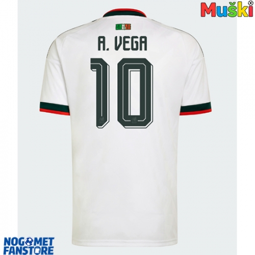 Meksiko Alexis Vega #10 Gostujuci Dres SP 2026 Kratak Rukav